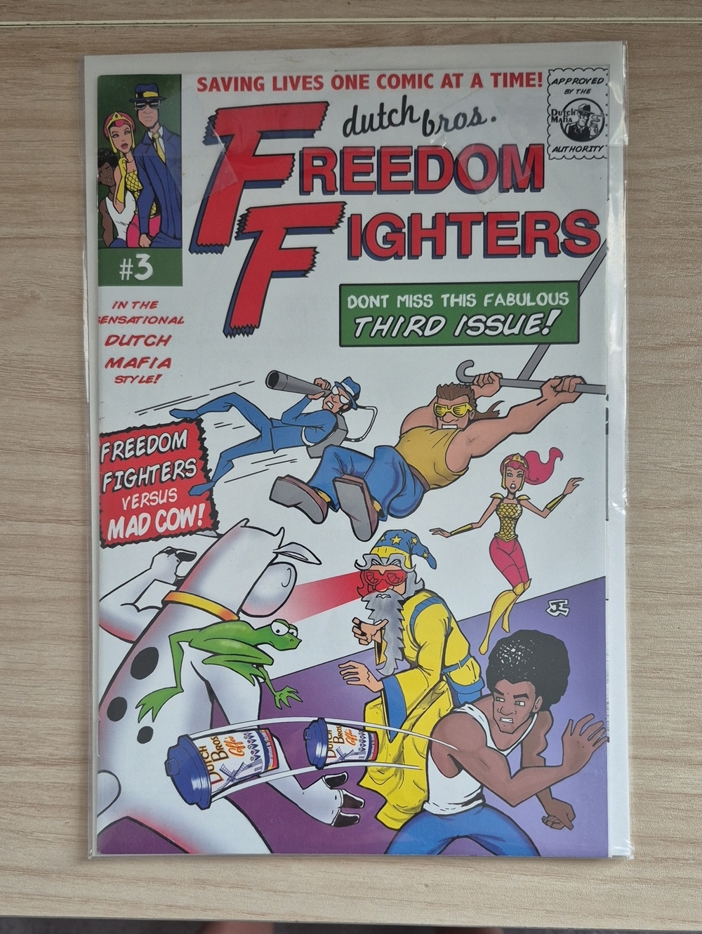 Dutch Bros Freedom Fighters Comic #3